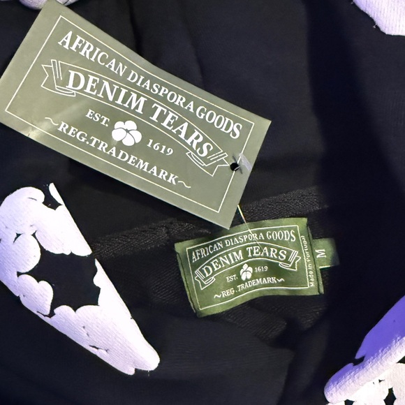 Denim Tears Black Windbreaker Jacket